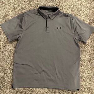 Under Armour Grey Golf Polo